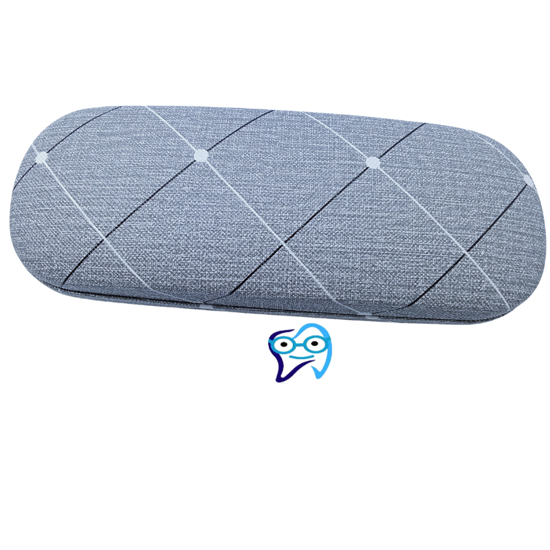Gray Textured Spectacle Case
