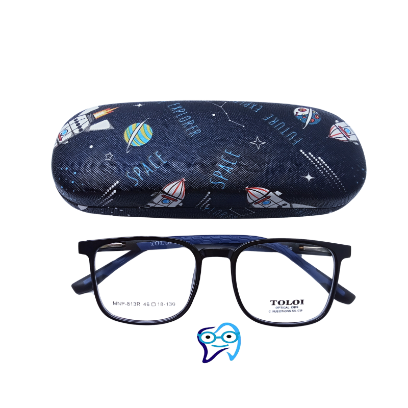 Visionary Squares - The Modernist Blue Spectacles